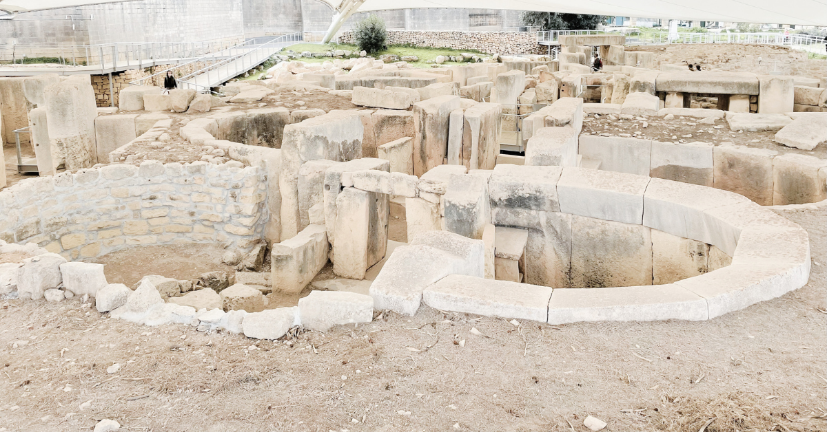 image of the Tarxien Temple site, a prehistoric wonder in Malta - Featured Image