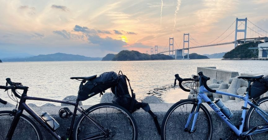 Cycling the famous Shimanami Kaido route in Japan