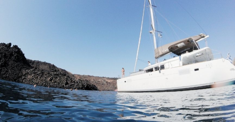 Why You Should Take a Santorini Caldera Catamaran Tour at Sunset
